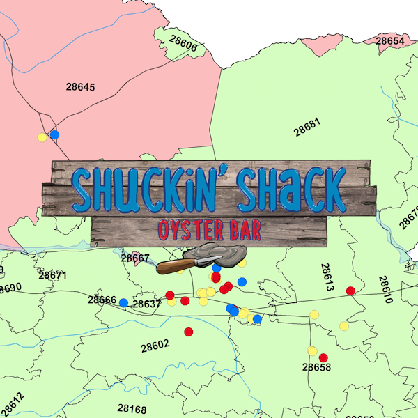 Site Selection for Hickory, NC has begun thanks to the Treasure Maps that our new franchisees and team use to better understand each target market.