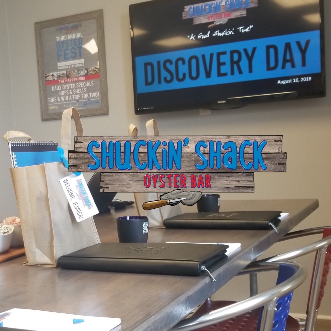 Our largest Shuckin’ Shack Restaurant Franchise Discovery Day to date is happening this week!