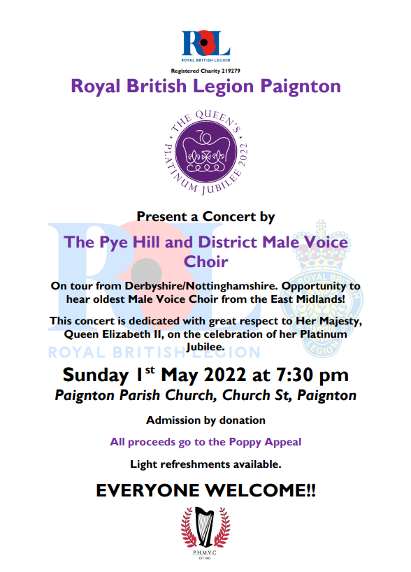 The Pye Hill and District Male Voice Choir