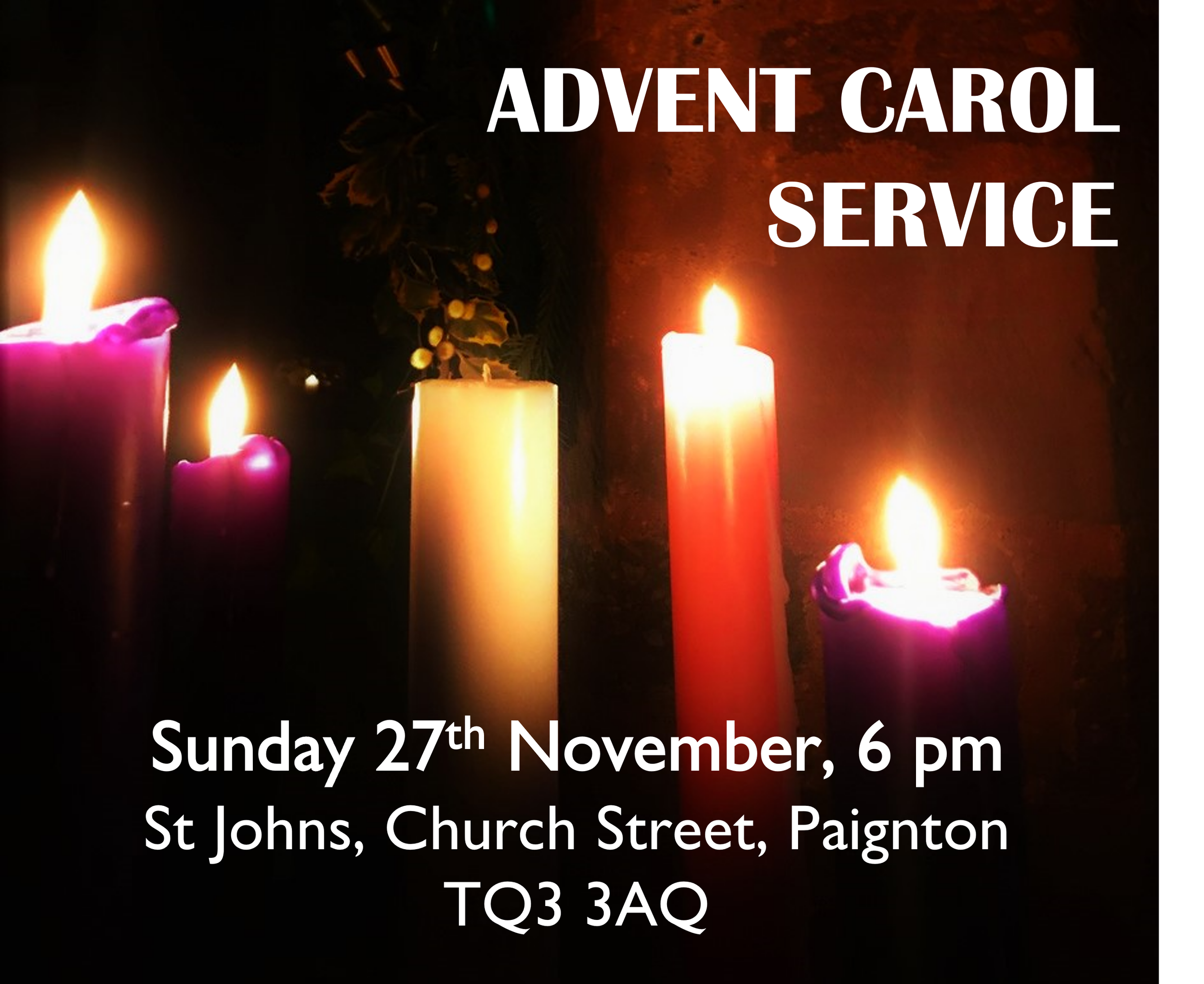 Advent Carols Service at St Johns