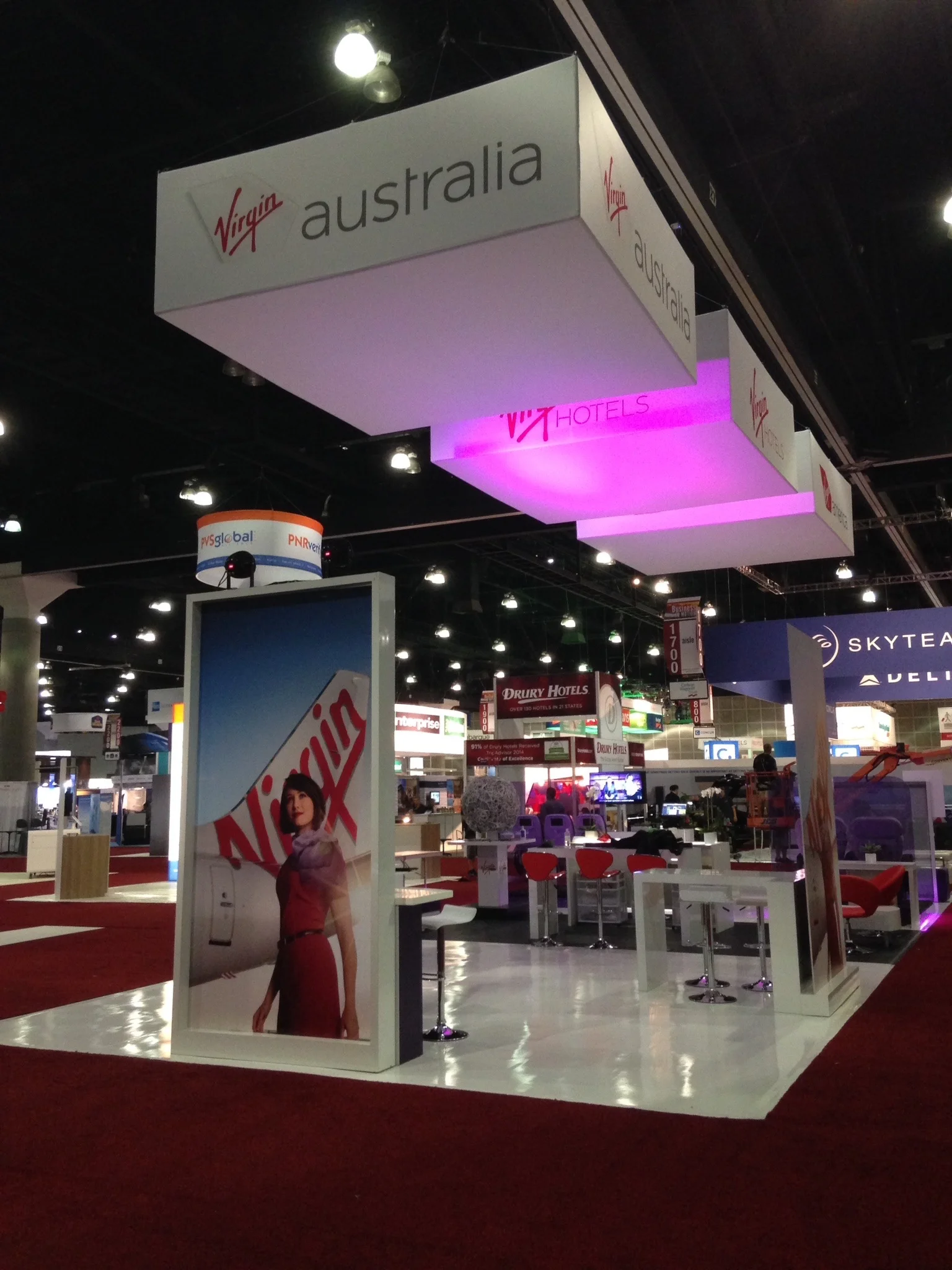 Global Business Traveler's Association 2014: Virgin Booth