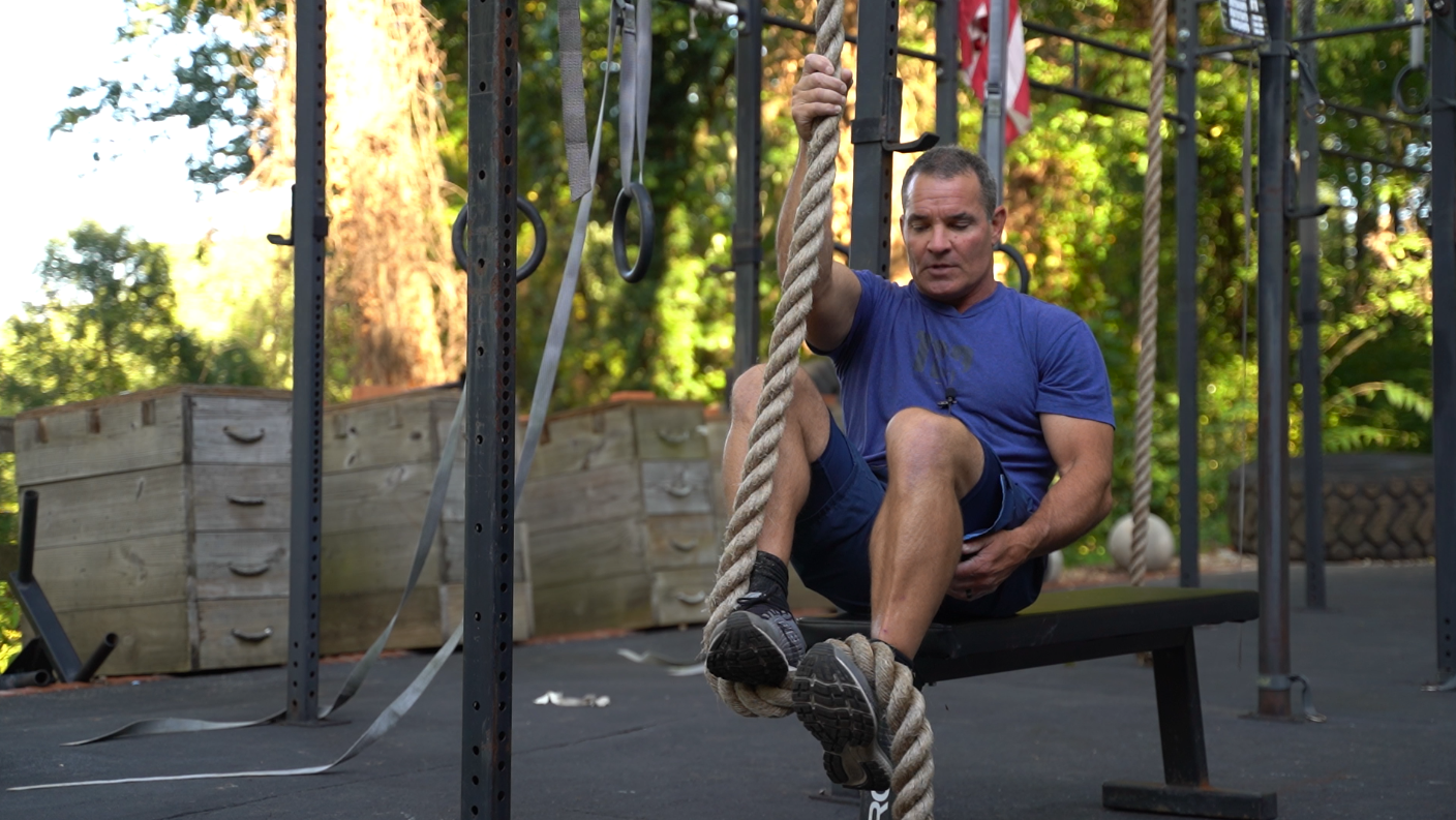 How To Climb A Rope With MAXIMUM Efficiency For Fitness Or