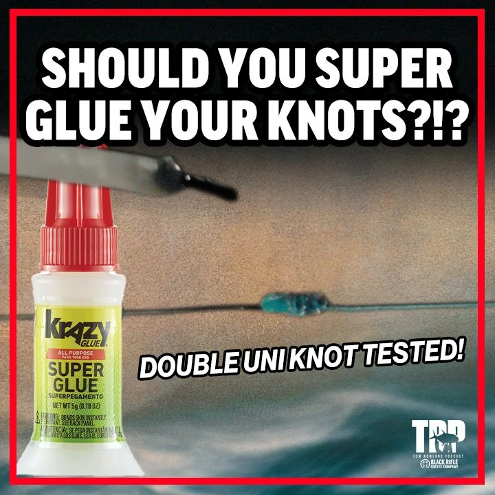 How 2 Tuesday - Should You Super Glue Your Knots?!? Double Uni Knot Super Glue Test!  - Episode #785