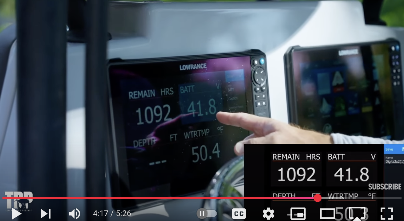 How to Set Up Your Lowrance to Monitor Trolling Motor Battery Life (Like a Fuel Gauge)