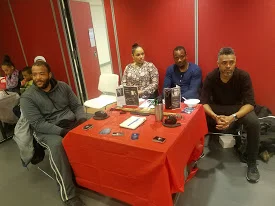Some of the trainers at the event