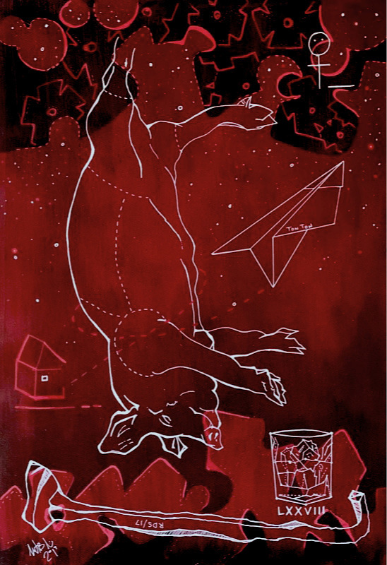 Inheritance, 2017, Acrylic on Canvas, 36” x 48”, In Private Collection