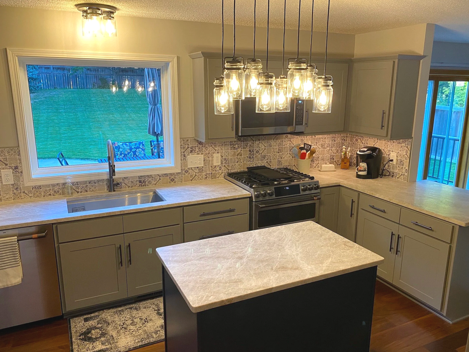 Rush River Interiors - Kitchen Cabinet Refacing - Chaska kitchen after refacing.webp