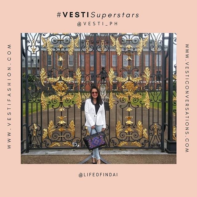 #VESTISuperstars

People who shine and inspire with their @vesti_ph stories and bags.

@lifeofindai | Diplomat Extraordinaire with her Mary Grace bag