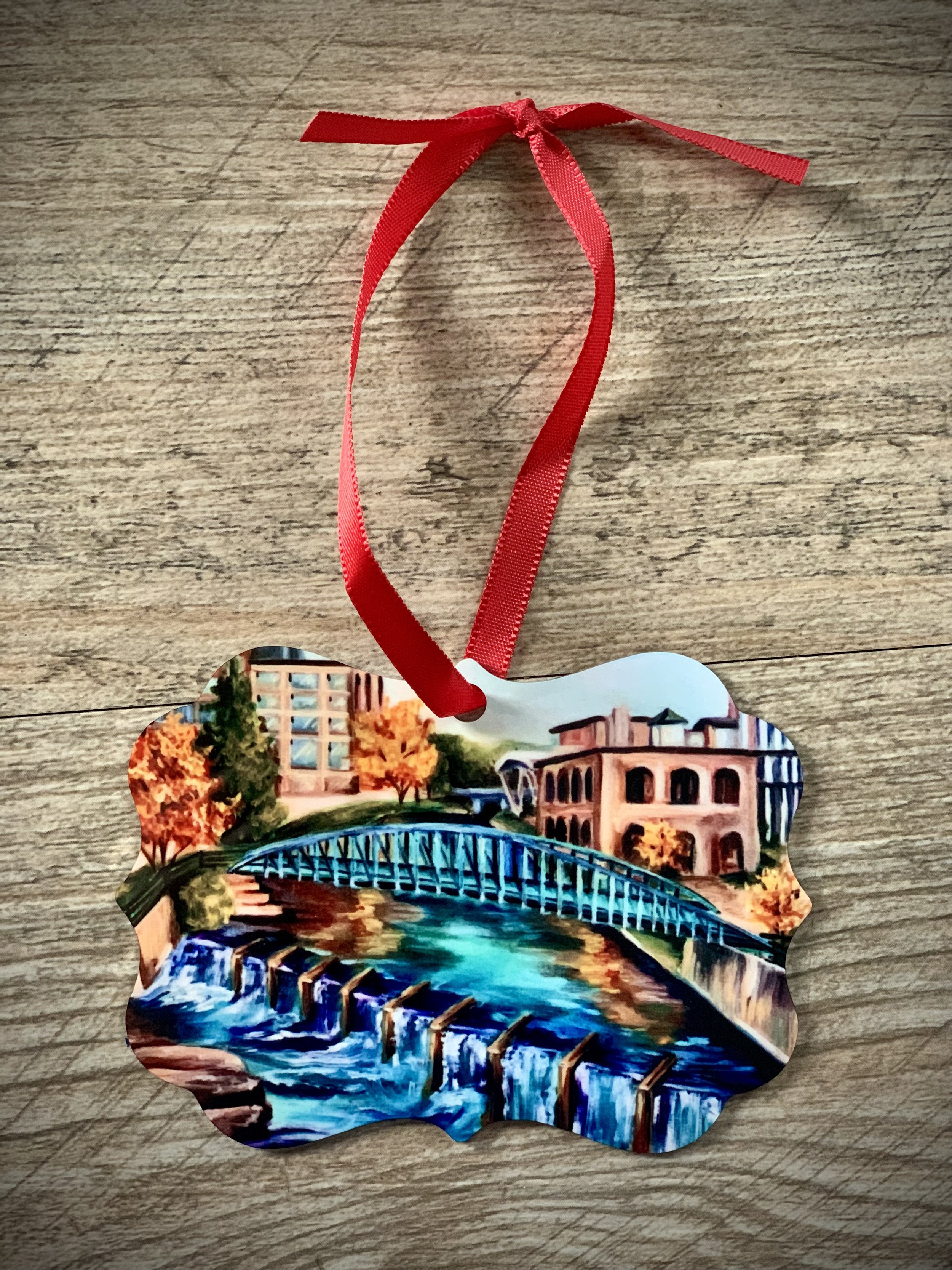 Downtown Art Crossing Greenville Ornament