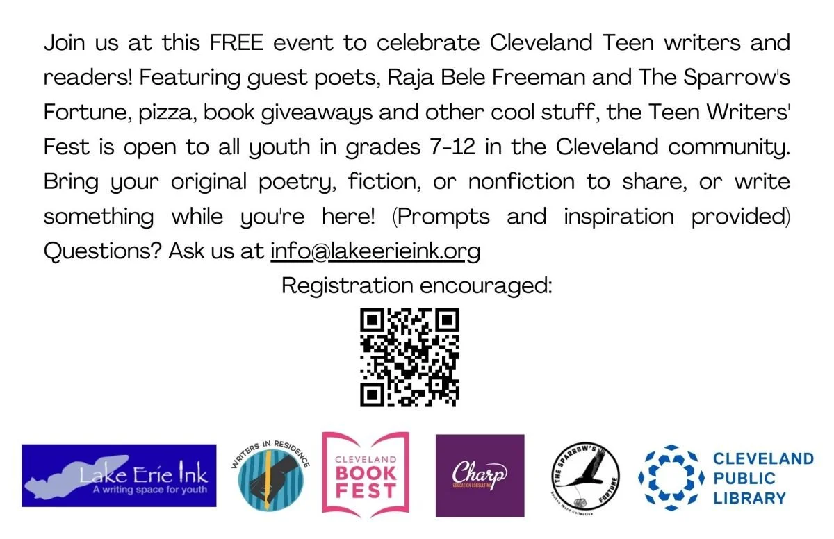2025 Cleveland Book Fest: Listen Up! A Teen Writers Fest