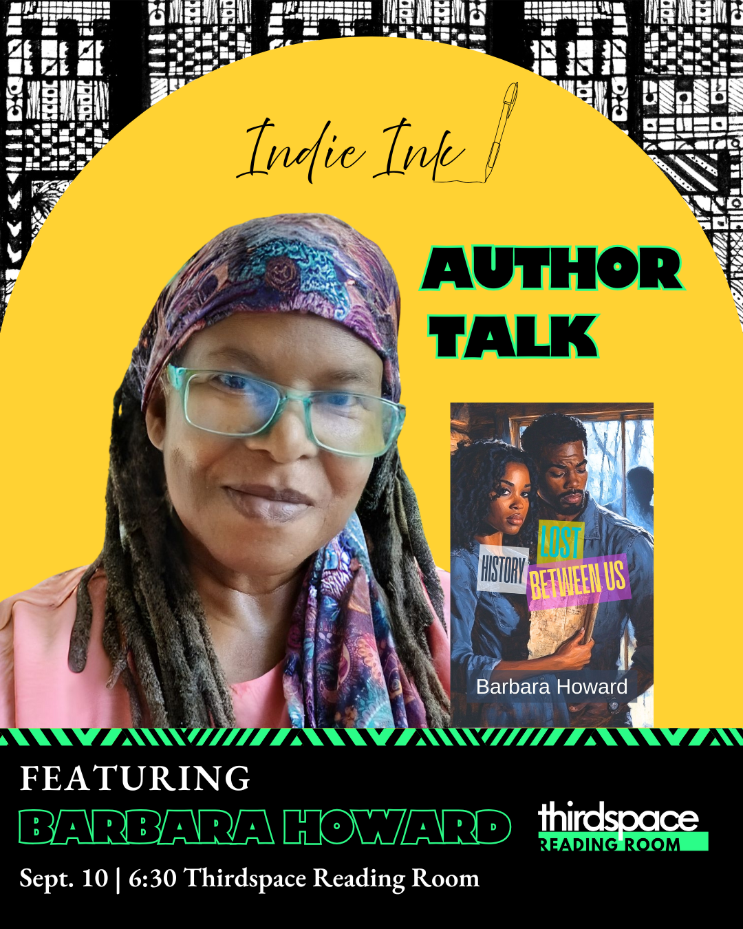 Indie Ink Author Talk: Barbar Howard
