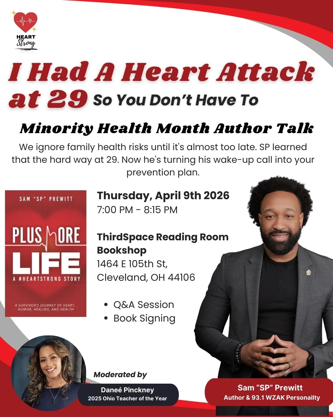  I Had a Heart Attack at 29, So You Don’t Have To: A Minority Health Month Author Talk