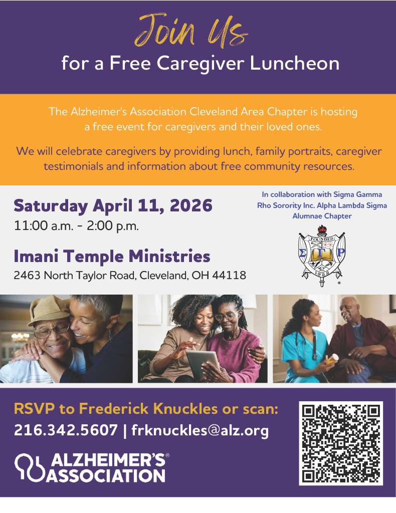 The Alzheimer's Association: Caregiver Luncheon