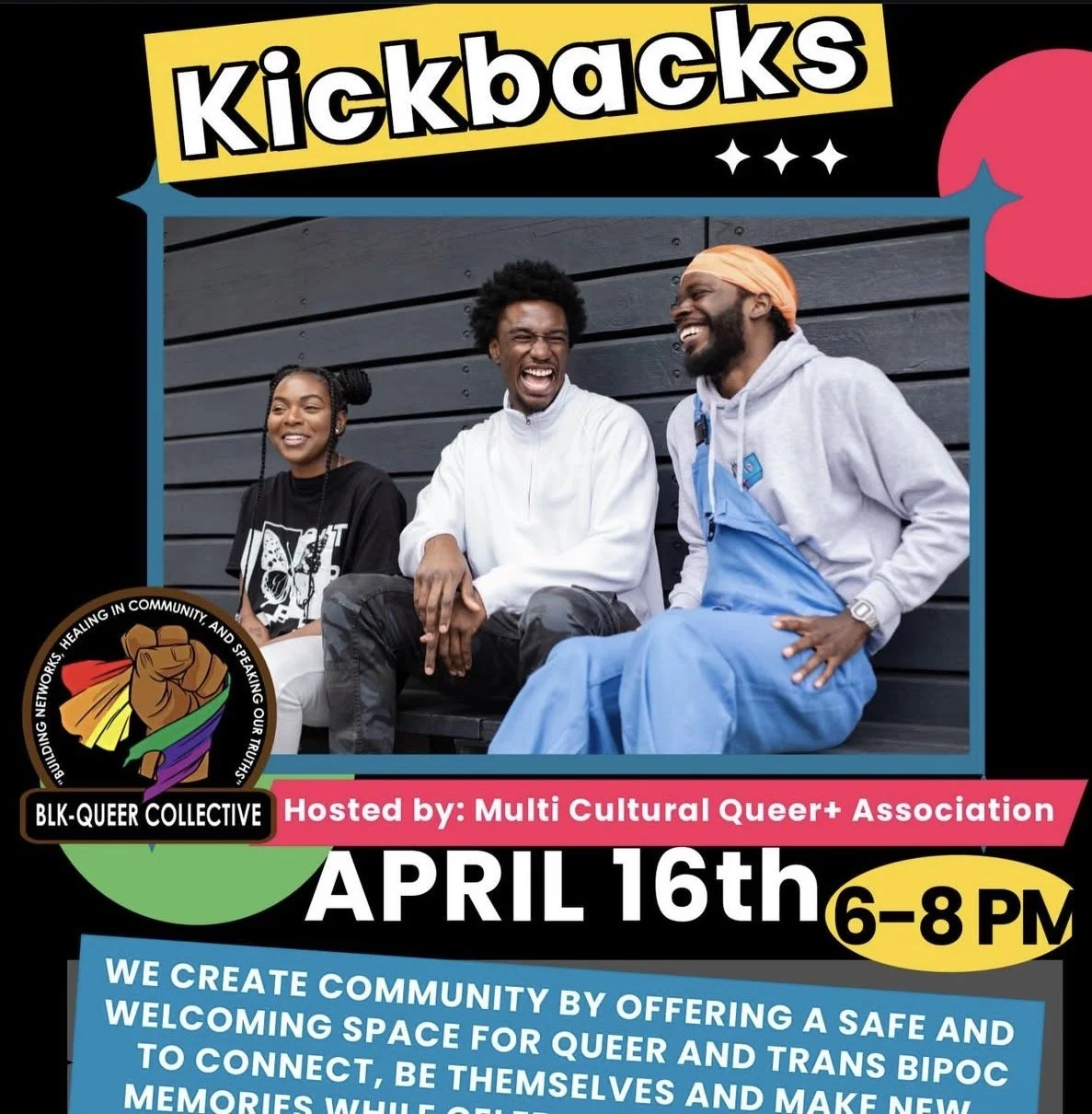 Black Queer Collective Kickback Meetup - April