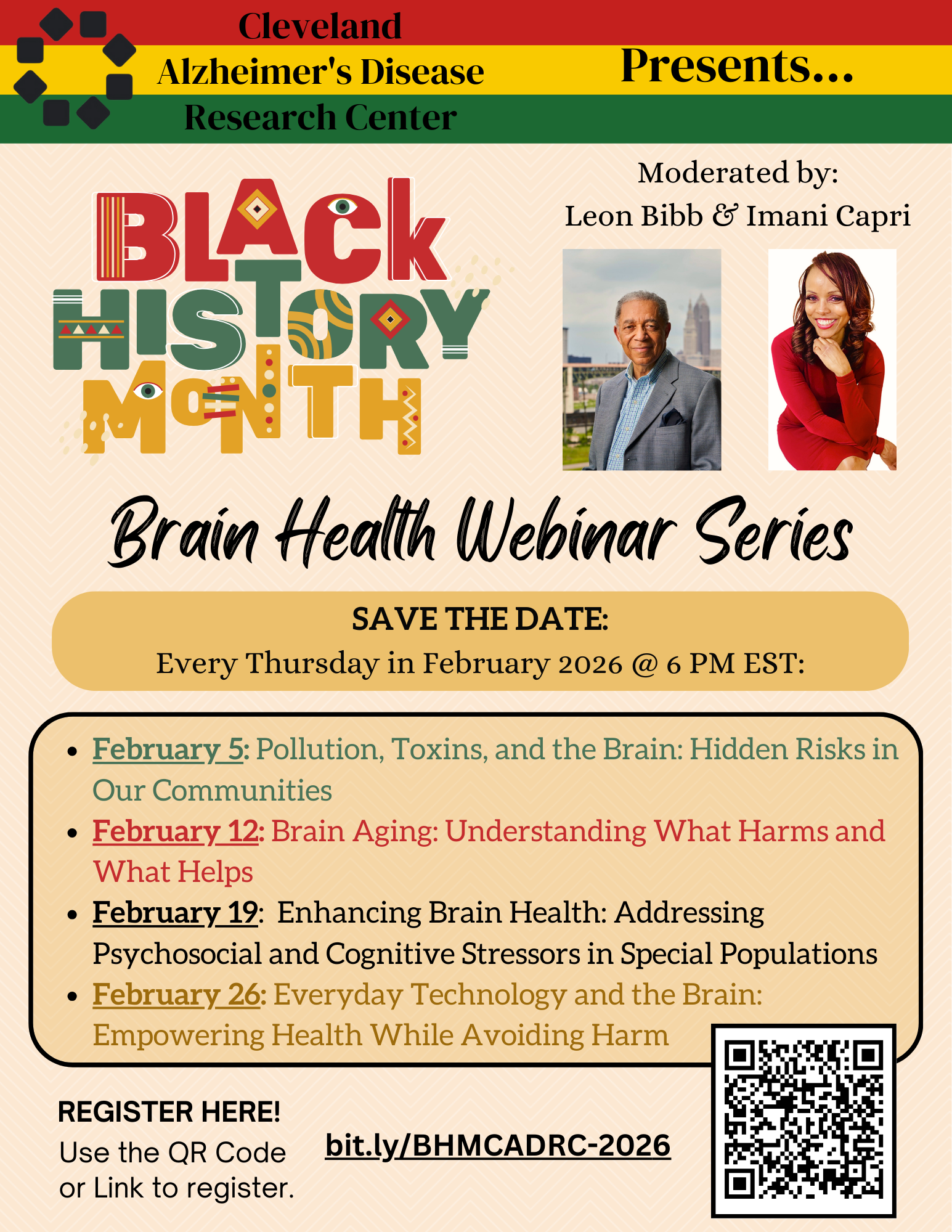 5th Annual Black History Month Brain Health Webinar Series — ThirdSpace ...