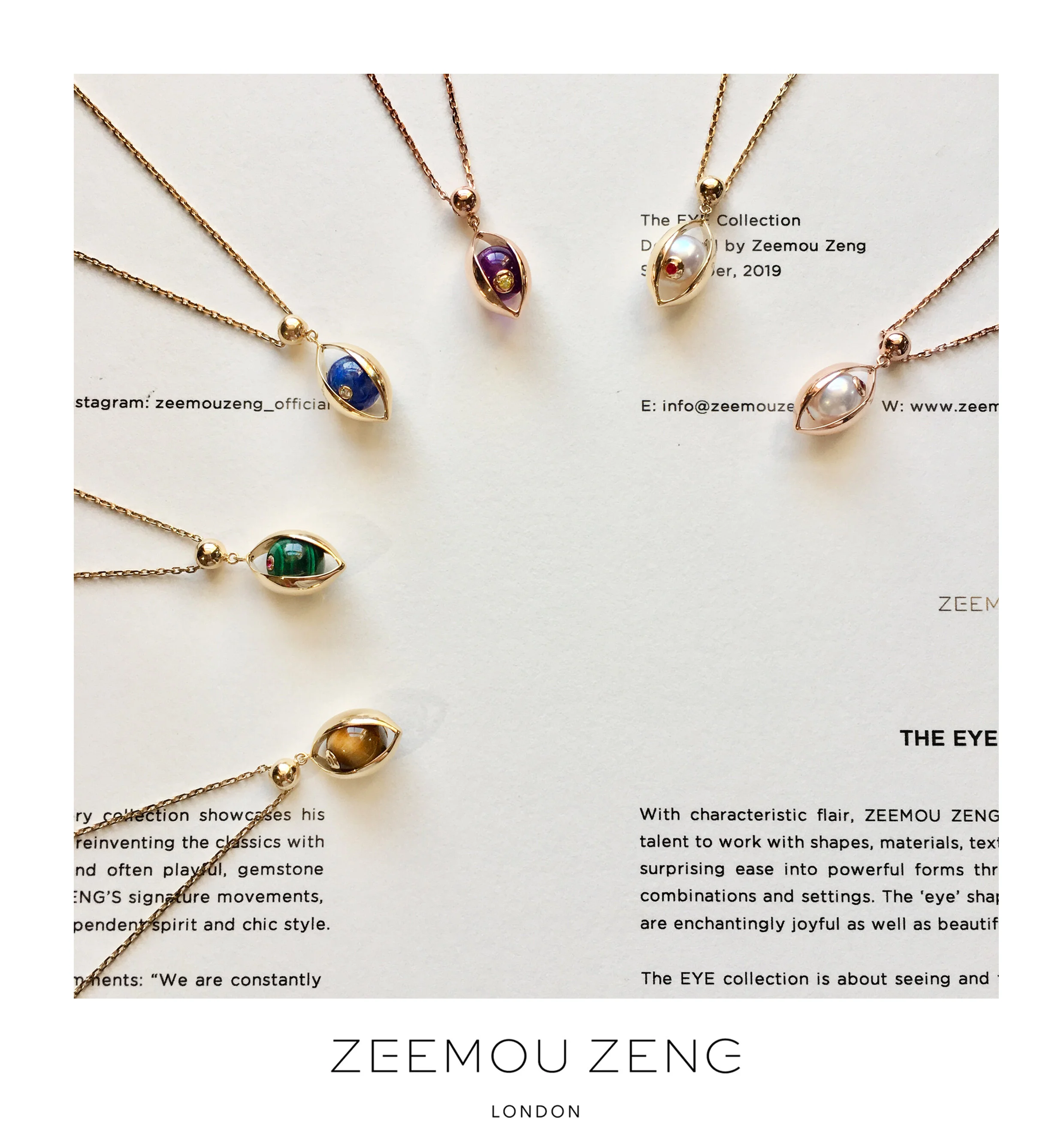 eye necklace, necklace