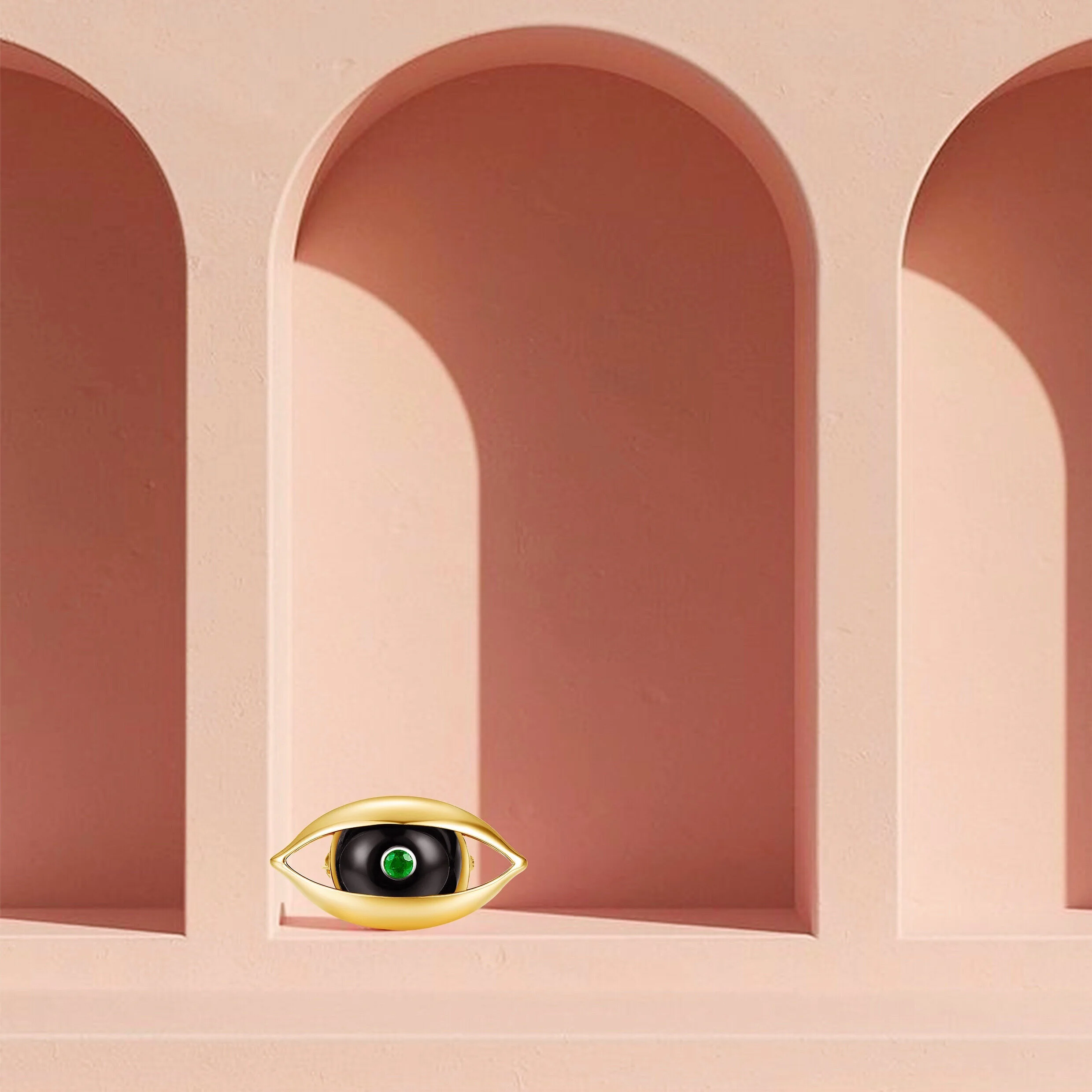 ZEEMOU ZENG EYE BROOCH ONYX .JPG