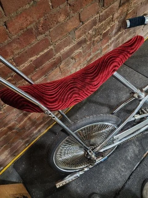 Lowrider Bike Chopper Bicycle Seat 20" Banana Saddle Vinyl All Black, Bicycle Part, Lowrider Bike Seat, Lowrider Bike Chopper Bicycle Seat 20" Banana Saddle Vinyl All Black, Bicycle Part, Lowrider Bike Seat,