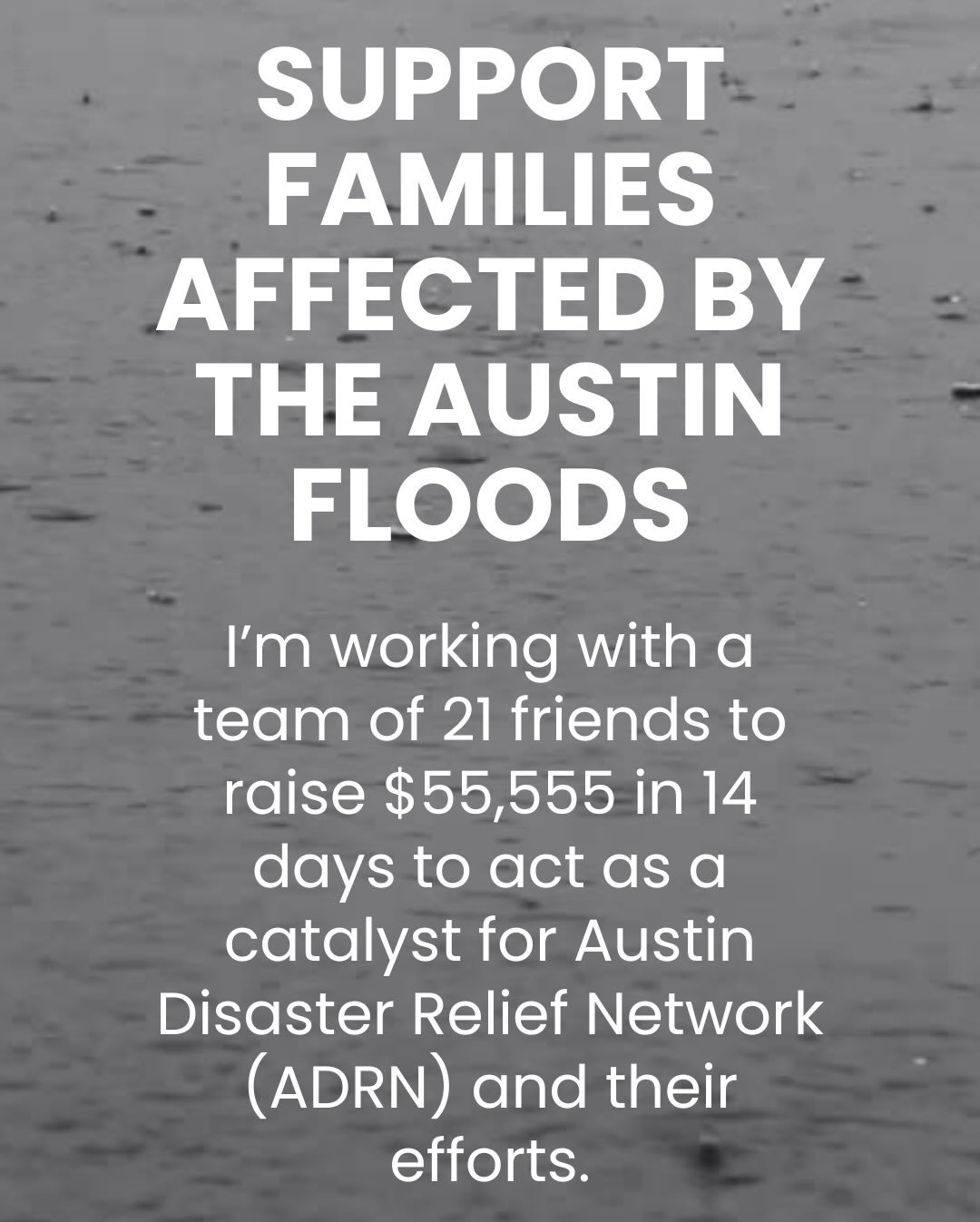 Support families affected by the floods. Now that the headlines are gone, what happens? ADRN stays and sees the relief through. Any amount helps. 🙏🏼