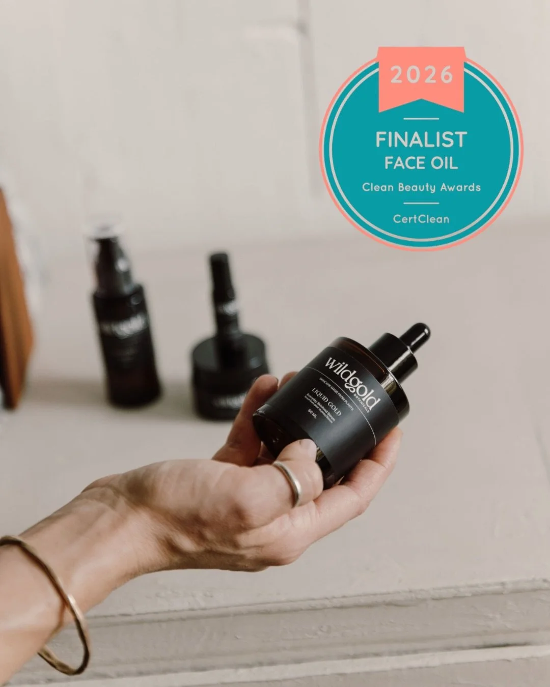 Last fall we entered Liquid Gold into the Clean Beauty Awards by CertClean just for fun. And to our excitement we ended up the first finalist among so many other beautiful skincare brands! 👏🏼 Here&rsquo;s what the judges had to say about Liquid Gol