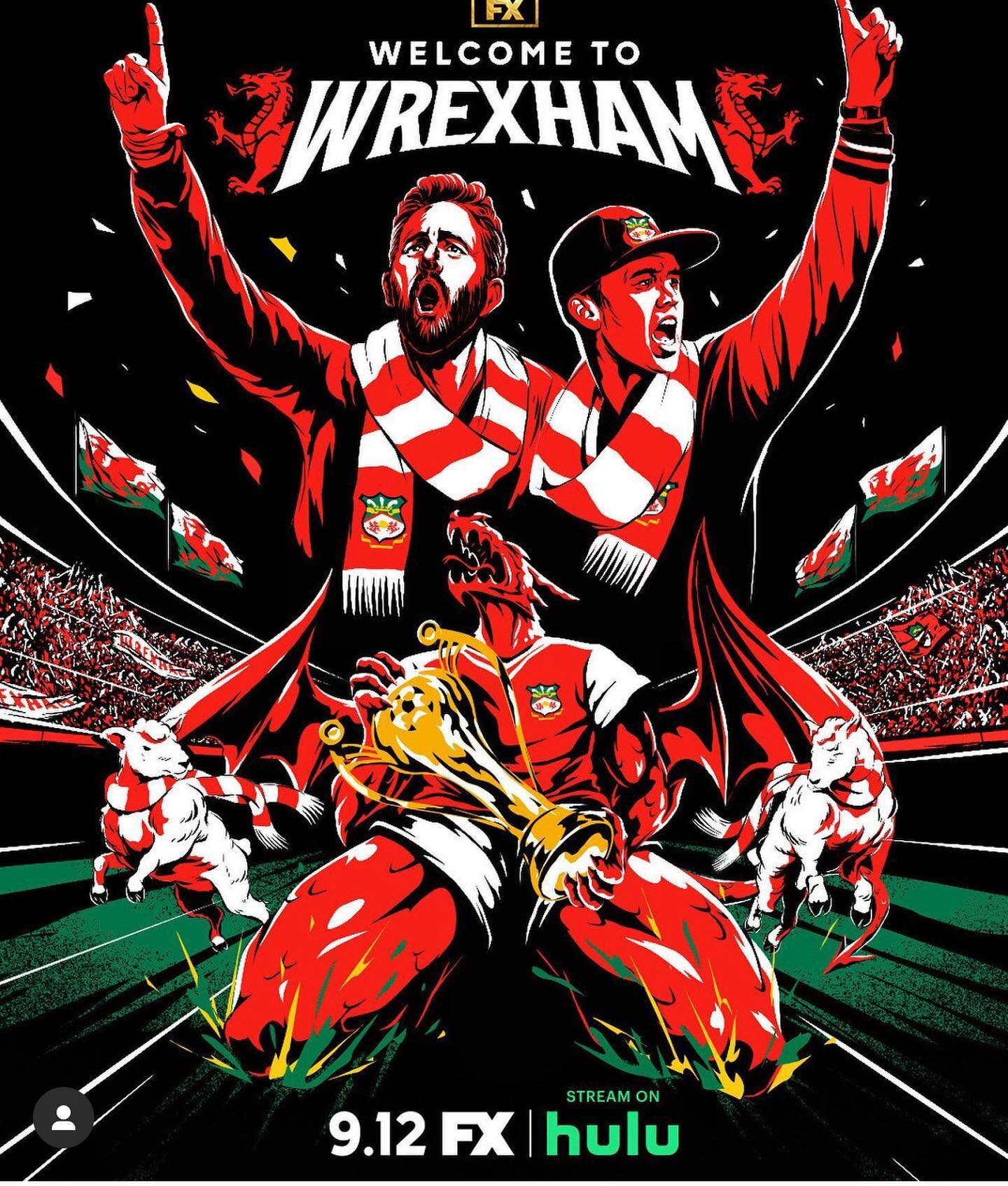 Welcome to Wrexham Season 2 on Fx / Hulu now. Score by the extraordinary @soundslikegiosue. Shout out to @jonhumemusic for the awesome main title song co-written with Giosu&egrave;.