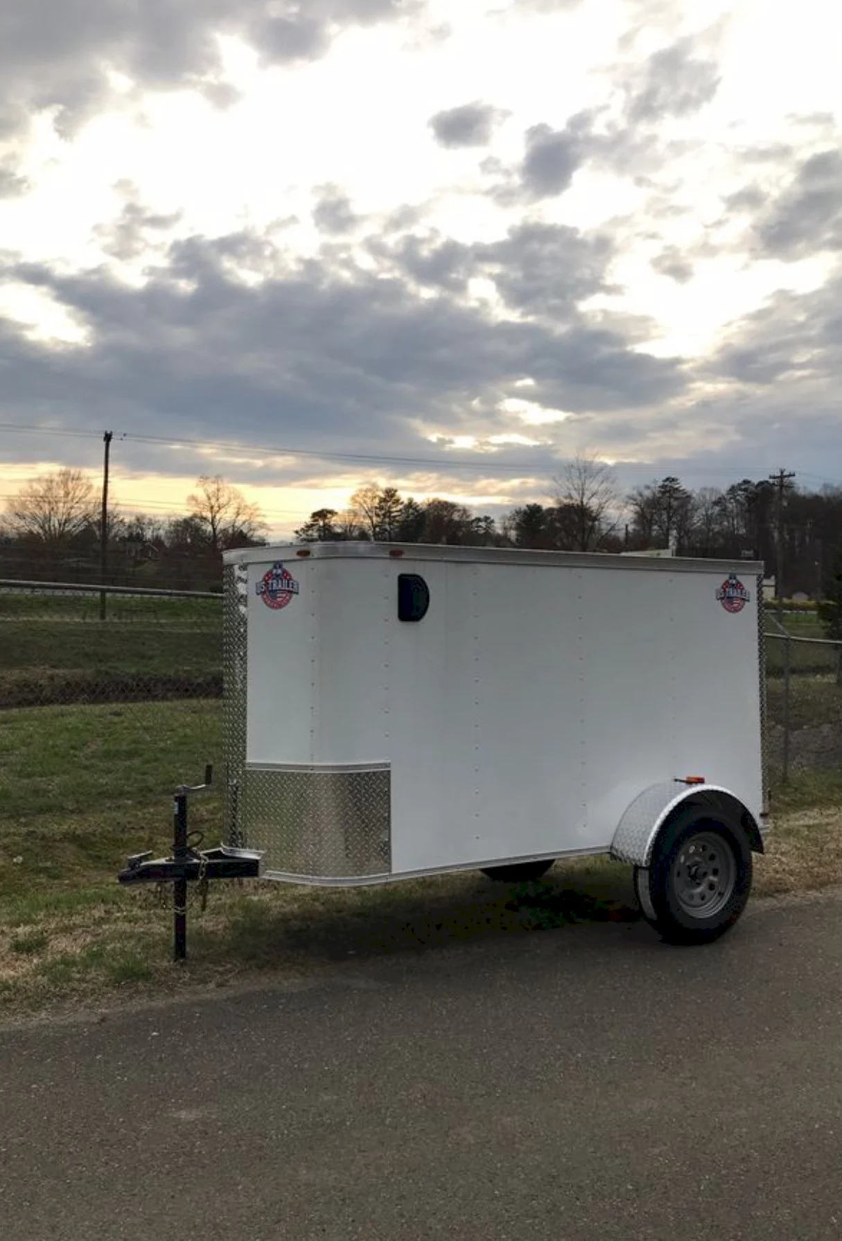 4x6 Single Axle Cargo Trailer For Sale