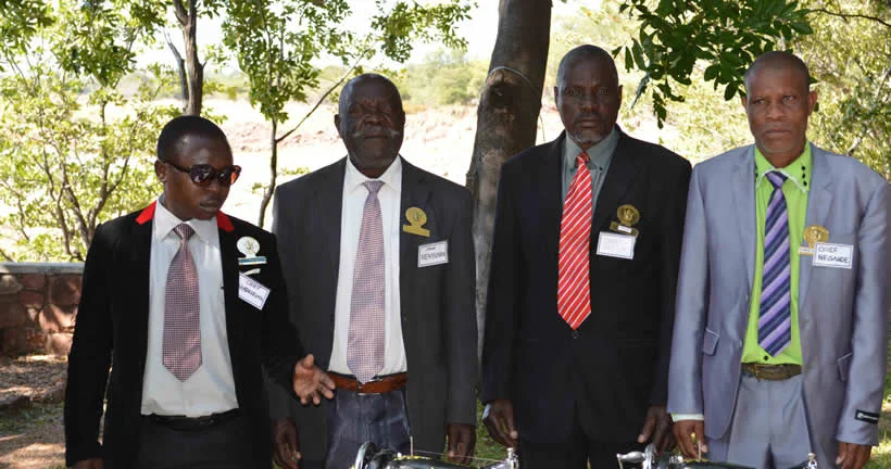 Sebungwe Chiefs who attended the workshop