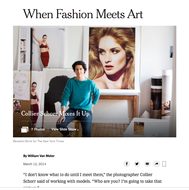 New York Times: When Fashion Meets Art