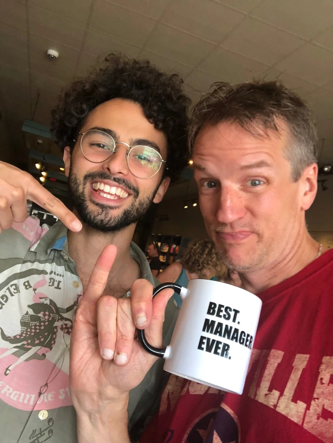 Zach Matari & Professor David Kirk Philp