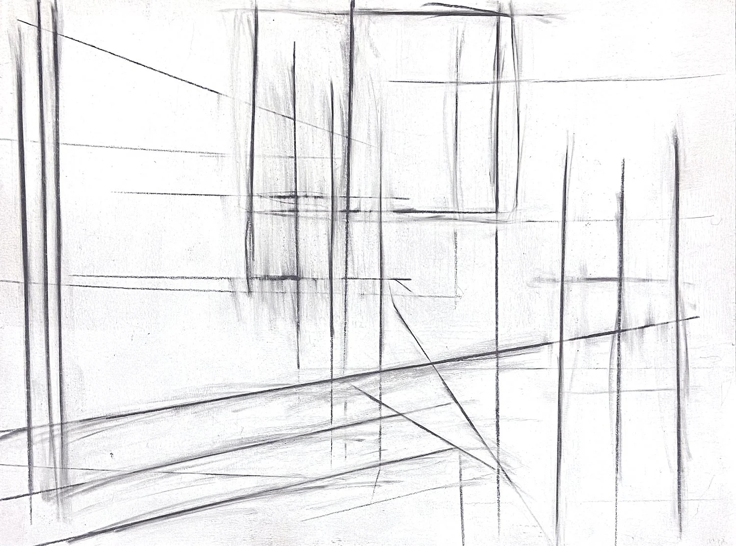 Drawing, 2022  24" x 18"  pencil on paper