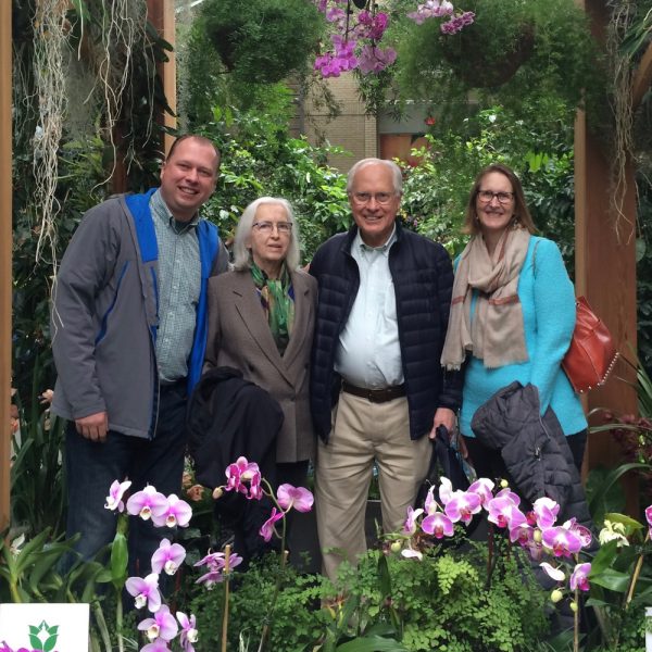 Spending time with Frank’s Mom and Dad at the US Botanic Gardens