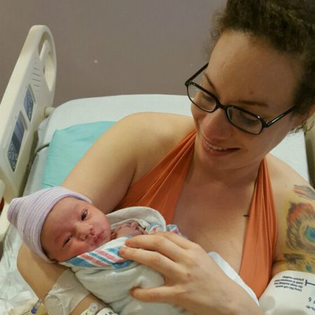 Clea and her birth mom