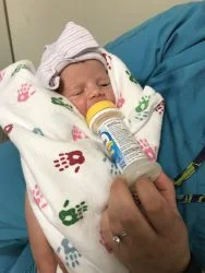 Zoe at birth