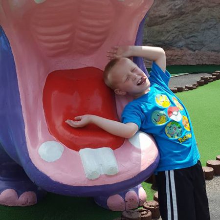 Mini golfing "dangers"!
