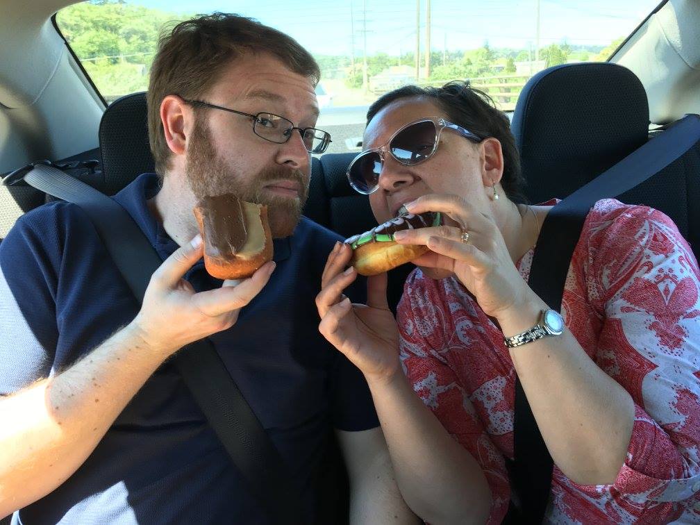 We love donuts! We make a weekly pilgrimage to the local donut shop on Sundays before church