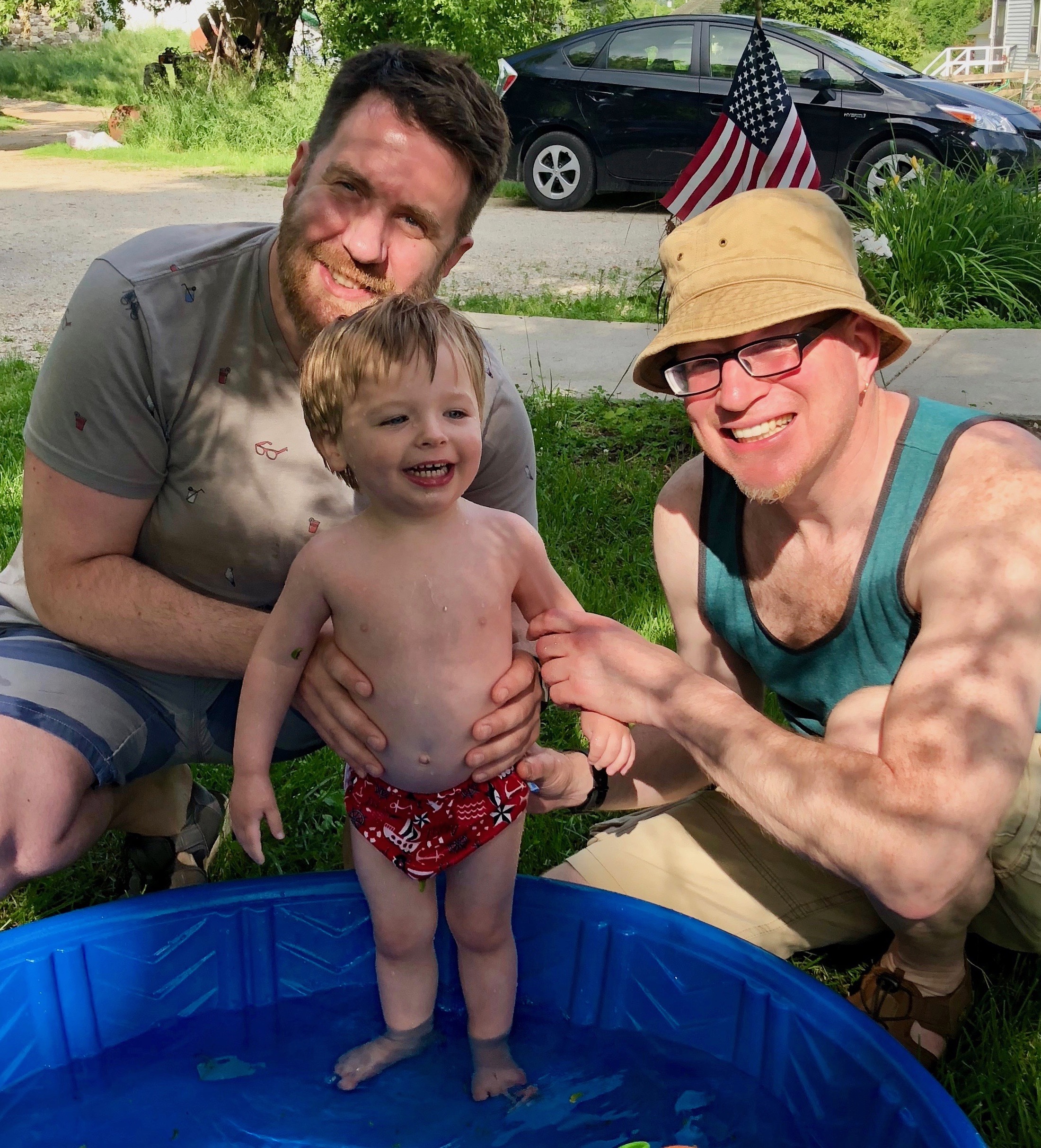 Evan, Desmond and Chad - 4th of July