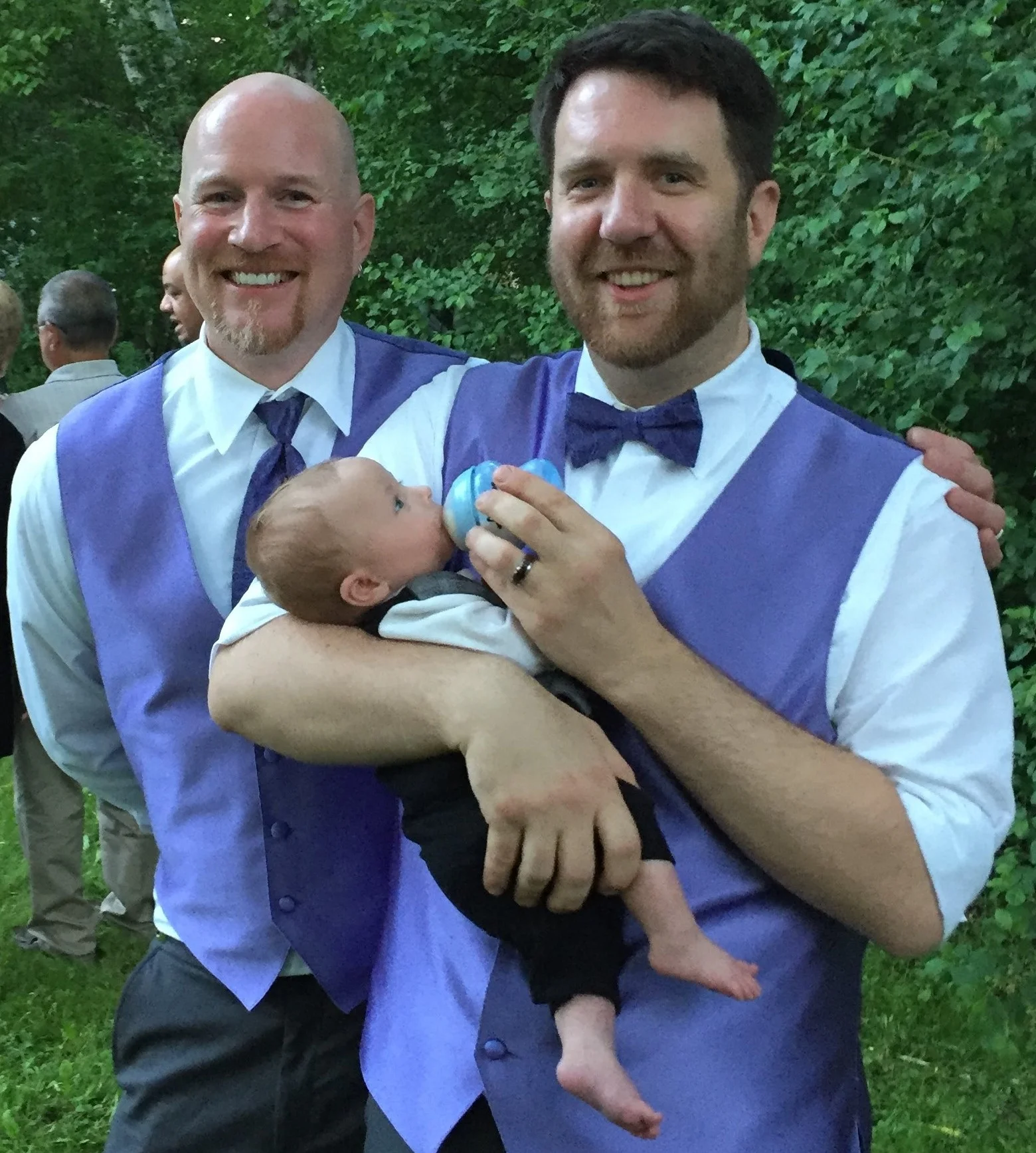 Our wedding reception, with Desmond