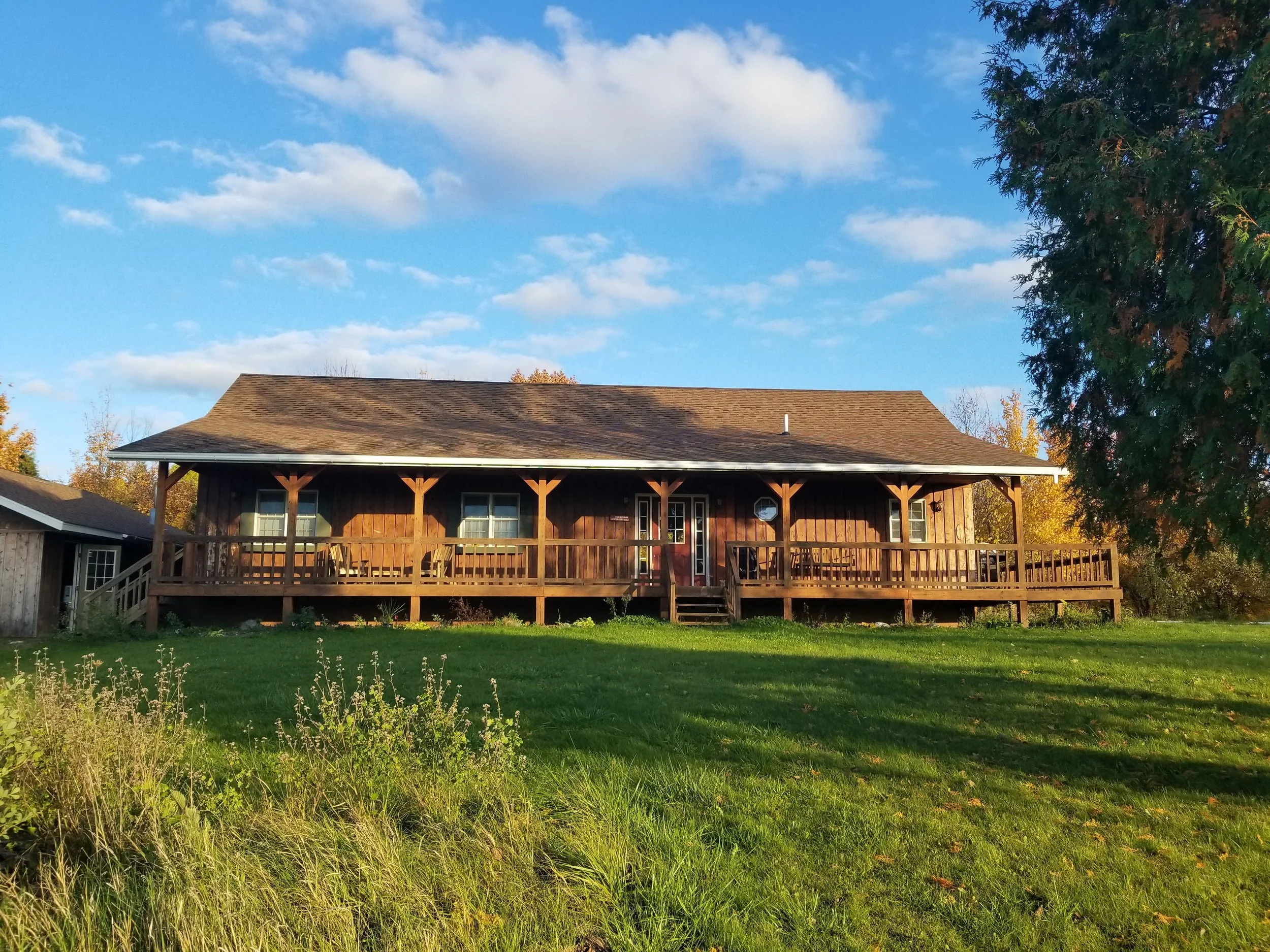our country home has 22 acres to explore
