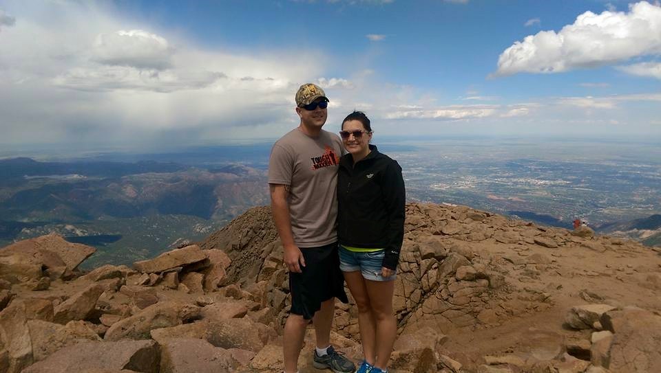 Top of Pike’s Peak in Colorado Springs, CO