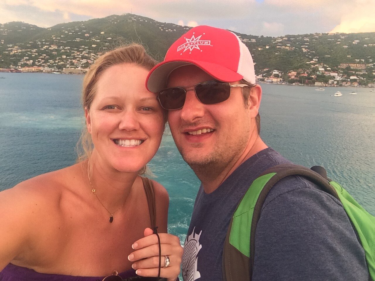 Getting some R&R in St. Thomas
