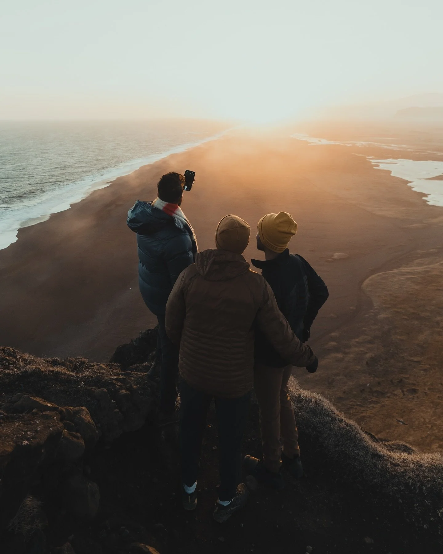 Some moments from Iceland that I hold close. I forget what day of shooting this was but we all got to this overlook and got to slow down the pace of the sprint to take in where we were and what it meant for us to be there. Hard to forget evenings lik