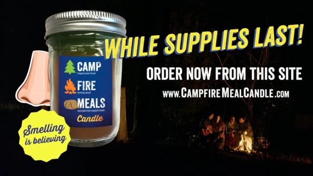 Campfire Candle Commercial