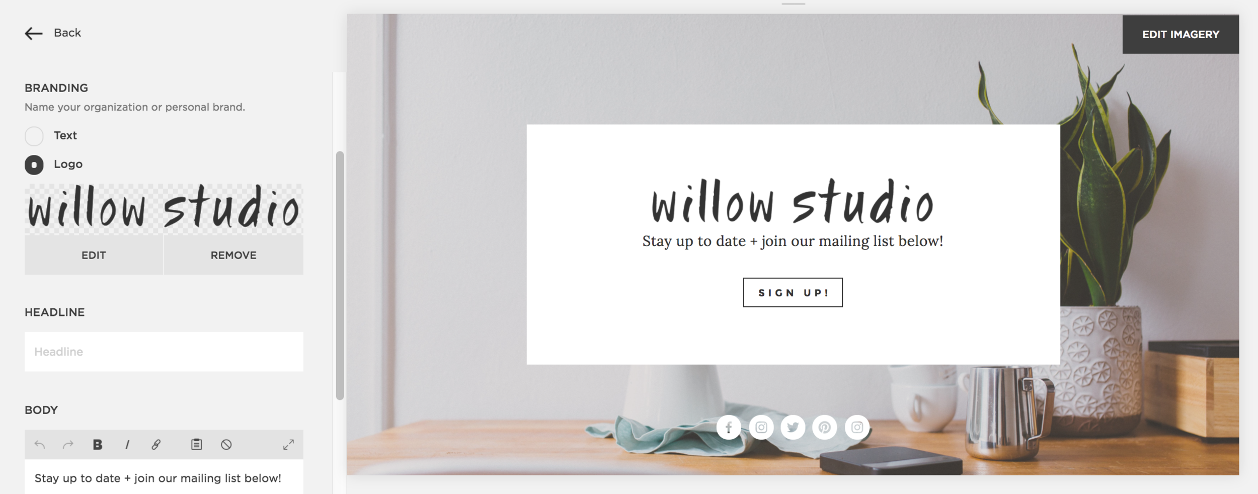 How to Create a Cover Page in Squarespace — Station Seven Squarespace