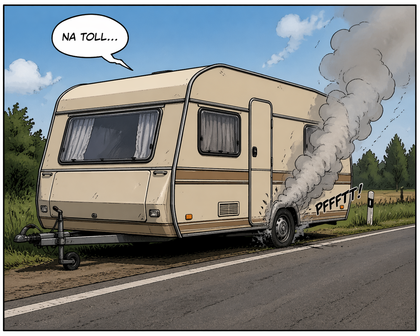 Wohnwagen - Sicher in die Ferien