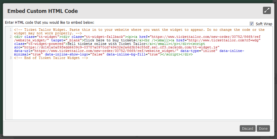 entering code