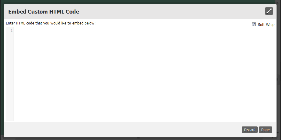 html code box
