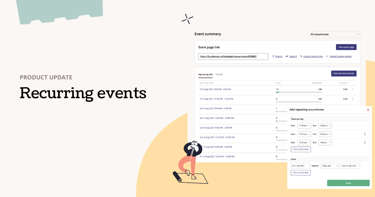 Don’t make us repeat ourselves: recurring events is now live!