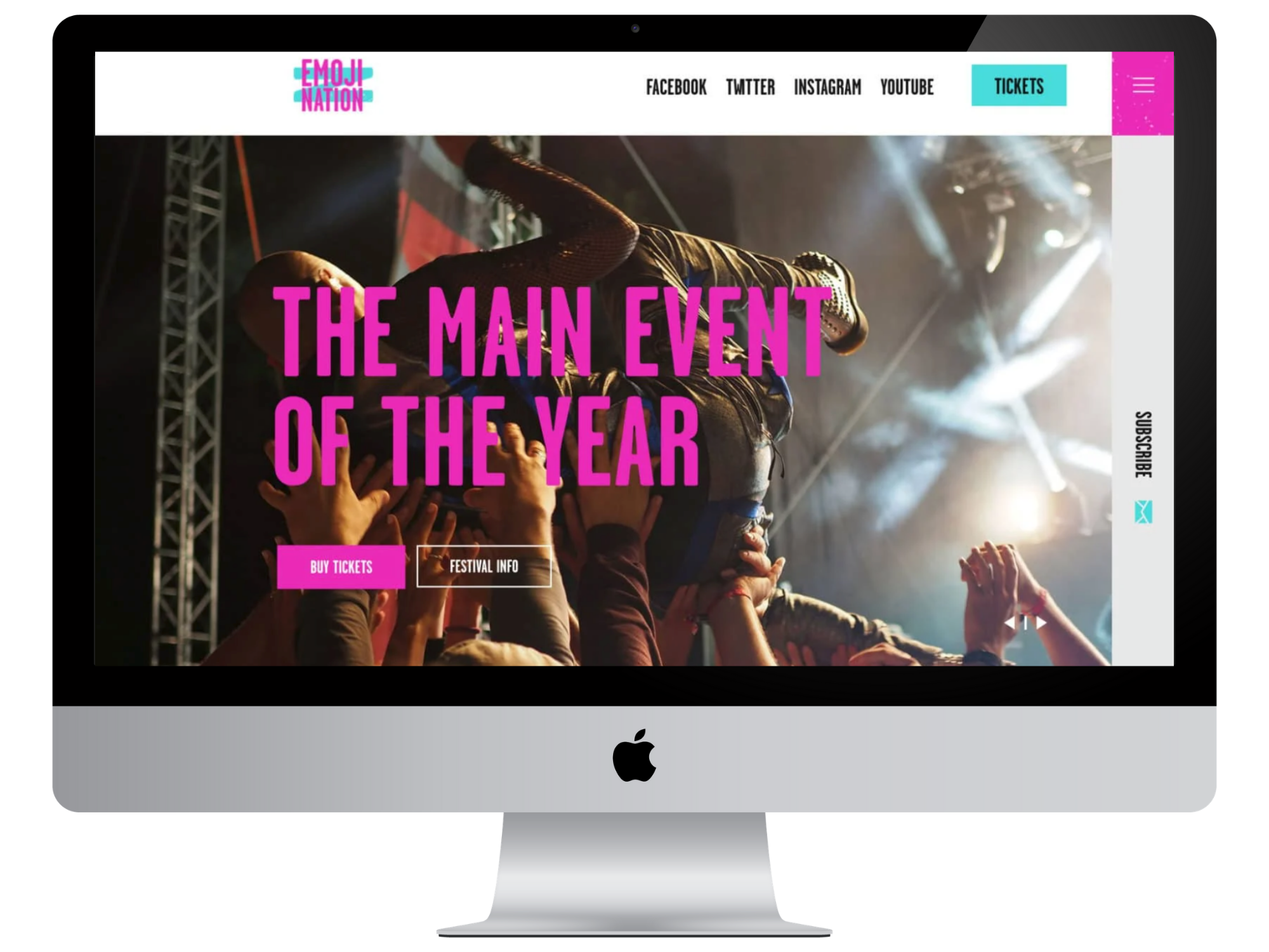 Event website design inspiration – 7 bold &amp; beautiful examples