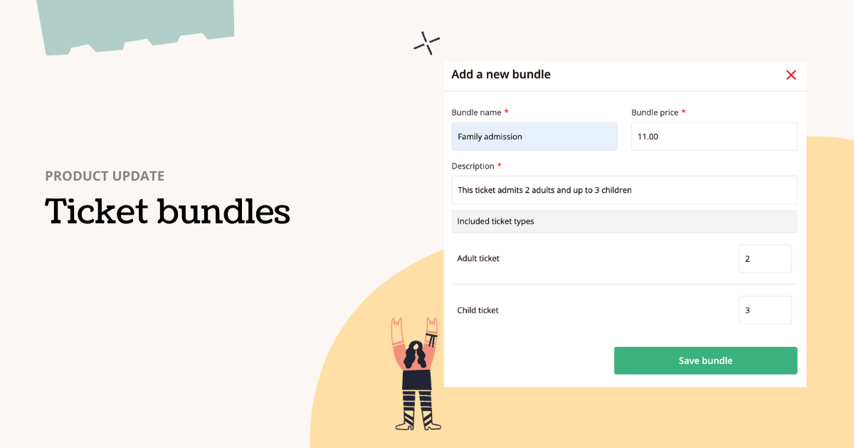 Sell bundles’ more tickets with ticket bundles! 