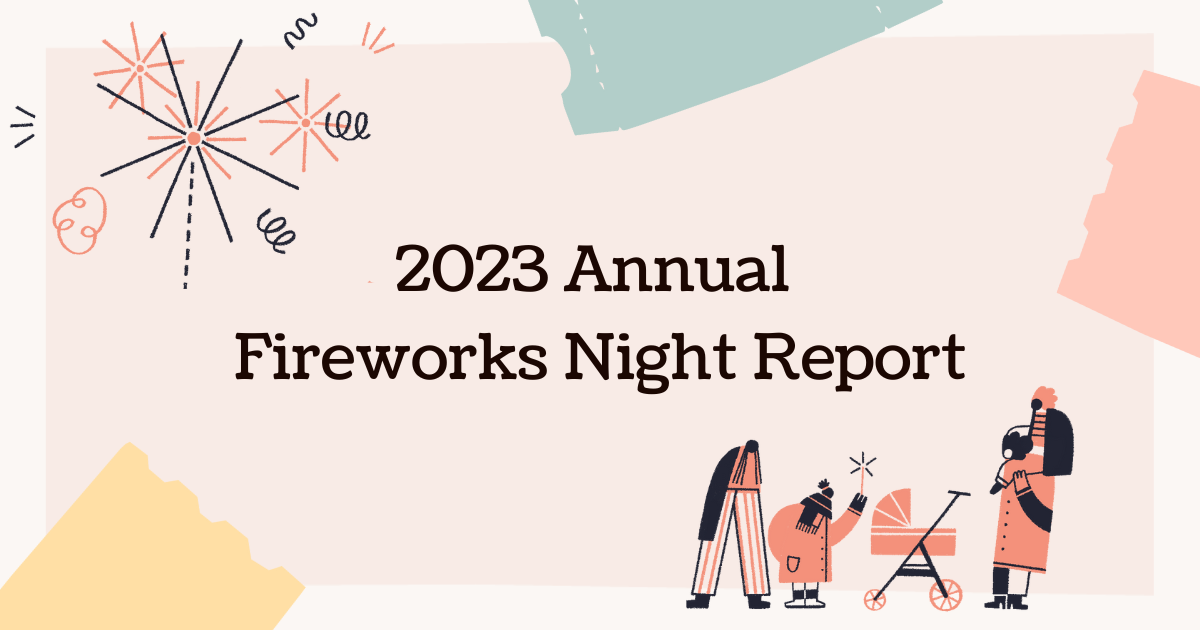 Ticket Tailor 2023 Annual Fireworks Night Report